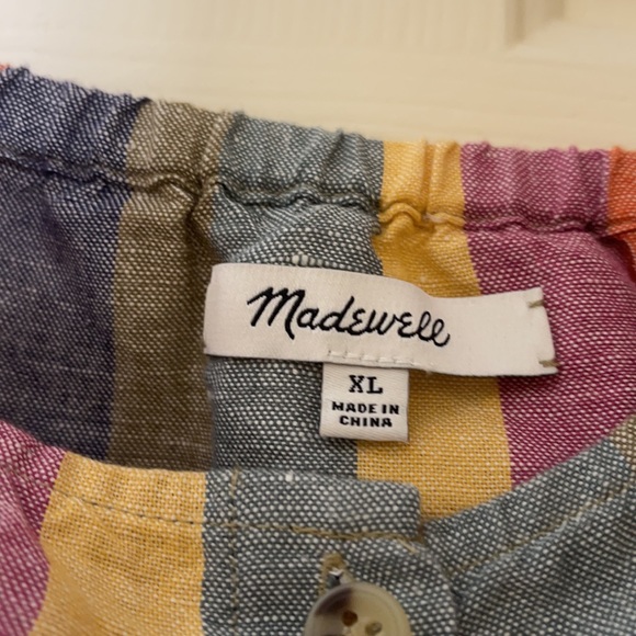 Madewell Multicolor Tank Top Size XL - Picture 4 of 6